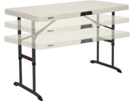 Mesa Ajustável Altura 61-86 Cm Pernas Dobráveis LIFETIME