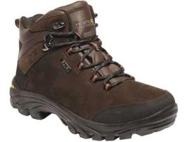 Botas para Homem REGATTA Burrell Couro Castanho para Montanha (EU 42)