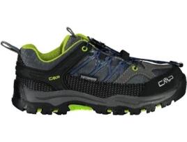 Sapatos Unisexo CMP Rigel Low Wp Cinzento para Montanha (EU 30)