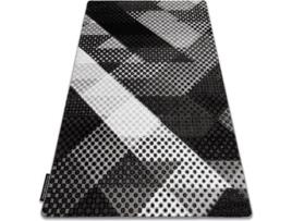 Tapete DYWANY LUSZCZOW Intero Balance 3D (Cinzento - 120 x 170 cm - Polipropileno)