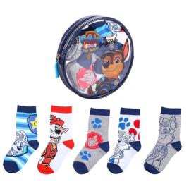 Cerda Group Meias Paw Patrol Movie 5 Pares EU 28-33 White / Grey / Blue
