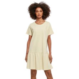 Urban Classics Vestido Midi Manga Curta Valance M Soft Yellow