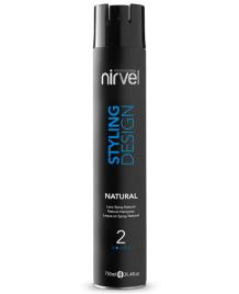 nirvel styling laca spray natural 750 ml