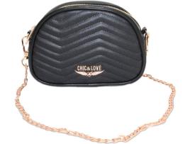 Necessaire CREACIONES JUGAVI Chic & Love Black  (17x12,5x5cm)