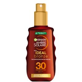 Garnier Ambre Solaire Ideal Bronze Protective Oil SPF30 Sun Cream Spray 150ml