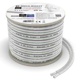 Oehlbach Cabo Do Alto-falante D1c181 20 M One Size Silver / Clear