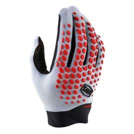 100percent Luvas Longas Geomatic M Grey / Racer Red