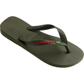 Havaianas Slides Brasil Logo EU 27-28 Green