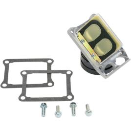 Boyesen Válvula De Radiação De Carbono Honda Cr 125 02 Rad-01g One Size Black