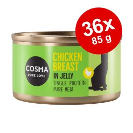 Cosma Original em gelatina 36 x 85 g - Pack económico - Pack misto: 4 variedades