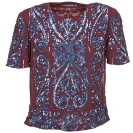 Antik Batik  Tops / Blusas NIAOULI  Vermelho Disponível em tamanho para senhora. FR 36,FR 38.Mulher > Roupas > Blusas