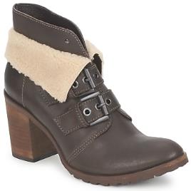 Un Matin d'Eté  Botins BRIAC  Castanho Disponível em tamanho para senhora. 39,40.Mulher > Sapatos > Botins