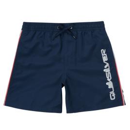 Quiksilver  Fatos e shorts de banho EVERYDAY VERT VOLLEY  Azul Disponível em tamanho para rapaz 8 ans,10 ans,12 ans,14 ans,16 ans.Criança > Menino > Roupas > Fatos de Banho