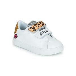 Bons baisers de Paname  Sapatilhas MINI EDITH GRL PWR  Branco Disponível em tamanho para rapariga. 23,27.Criança > Menina > Sapatos > Tenis