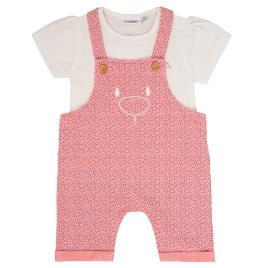 Noukie's  Conjunto MINO  Rosa Disponível em tamanho para rapariga. 3 mois,6 mois,1 mois.Criança > Moda e Acessórios