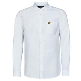 Lyle & Scott  Camisas mangas comprida Oxford Shirt  Branco Disponível em tamanho para homem. XXL,S,M,L,XL.Homem > Roupas > Camisas mangas compridas