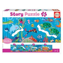 Story Puzzle 26 peças Mundo Submarino