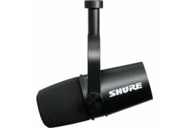 Microfone de Gravação Dinâmico MV7 (Preto) - SHURE