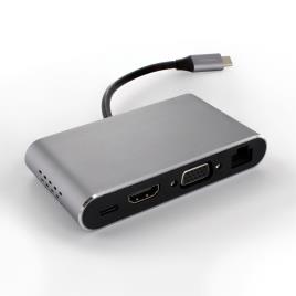 Adaptador  USB-C MACHO 8 EM 1
