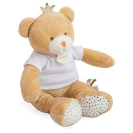 Doudou Et Compagnie Peluche ursinho, pequeno rei, para recém-nascido, 25 cm