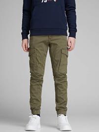 Jack & Jones Junior Calças cargo, 10-16 anos