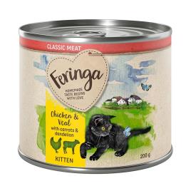 Feringa Kitten 6 x 200 g - Salmão e frango