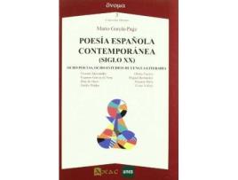 Livro Poesía Española Contemporánea : Ocho Poetas, Ocho Estudios De Lengua Literaria de D. Mario García-Page Sánchez (Espanhol)