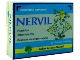 Suplemento Alimentar GOLDEN GREEN Nervil (60 cápsulas de 600mg)