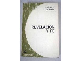 Livro Revelación Y Fe de José Miguel (Espanhol)