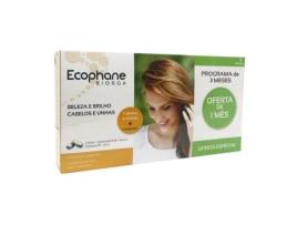 Ecophane Cabelo e Unhas Cápsulas Pack 3x60 cápsulas