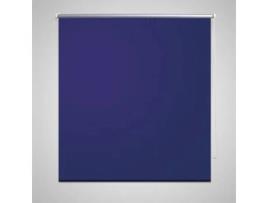 Estor de Rolo VIDAXL Azul Marinho (100 x 230 cm)