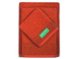 Jogo de Toalhas Benetton Rainbow Vermelho