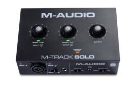 Placa Som M-Track Solo USB M-Audio