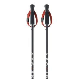 Fischer Poloneses Júnior Rd Sl 110 cm Black / Red