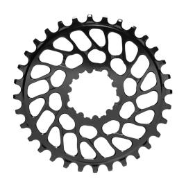 Absolute Black Anel De Corrente Round Sram Direct Mount Bb30 0 Mm Offset 30t Black