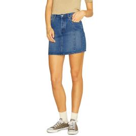 Jjxx Saia Jeans Curta Cintura Alta Lesley Akm2a Sn S Medium Blue Denim