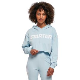 Starter Black Label Moletom Com Capuz Cropped XL Ice Water Blue