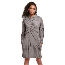 Urban Classics Vestido Curto Manga Comprida Oversized Tie Dye M Black / Lavender