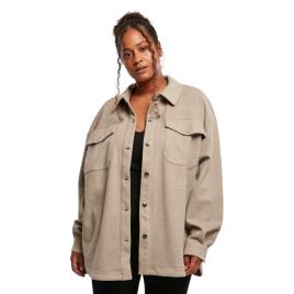 Urban Classics Camisa Manga Comprida Classic L Light Taupe