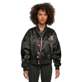Starter Black Label Casaco Bomber Satin College L Black