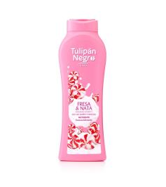 GEL DE BAÑO KISS FRESA Y NATA 650 ML