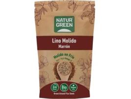 SEMILLAS DE LINO MARRÓN MOLIDO ECOLÓGICAS 225 GR