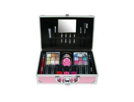 ESTUCHE DE MAQUILLAJE METALIC PINK.