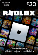 Cartão Roblox 20€