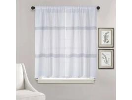 Cortina BEST INTERIOR Dalia (Branco - Poliéster - 90x120 cm)