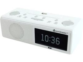 Relógio Despertador SOUNDMASTER UR8350WE (Branco - Digital - DAB+/FM-PLL - Pilhas e corrente)