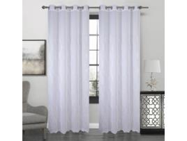 Cortina BEST INTERIOR Adélia (Bege - Poliéster - 140x240 cm)