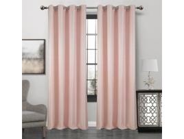Cortina BEST INTERIOR Hazel (Rosa - Poliéster - 140x260 cm)