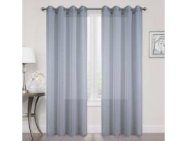Cortina BEST INTERIOR Aurora (Preto - Poliéster - 140x240 cm)