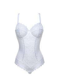 Sans Complexe Body envolvente em renda Arum
